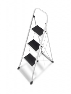 Escalera plegables tipo taburete de aluminio con 3 peldaños